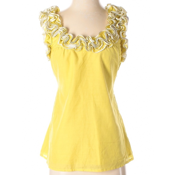 Anthropologie Tops - Anthropologie Curled Ribbon Tank